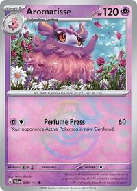 SV Prismatic Evolutions: 039/131 - Aromatisse (Master Ball Pattern)