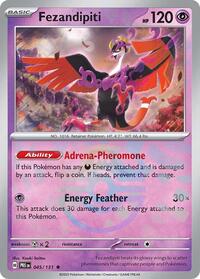 SV Prismatic Evolutions: 045/131 - Fezandipiti (Master Ball Pattern)