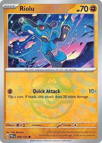 SV Prismatic Evolutions: 050/131 - Riolu (Master Ball Pattern)