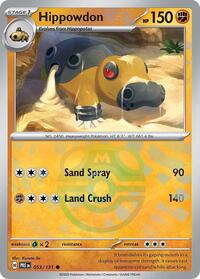 SV Prismatic Evolutions: 053/131 - Hippowdon (Master Ball Pattern)