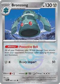 SV Prismatic Evolutions: 067/131 - Bronzong (Master Ball Pattern)