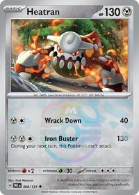 SV Prismatic Evolutions: 068/131 - Heatran (Master Ball Pattern)