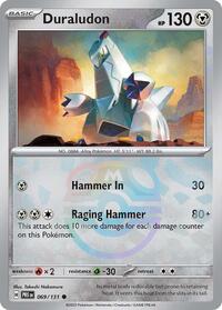 SV Prismatic Evolutions: 069/131 - Duraludon (Master Ball Pattern)