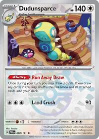 SV Prismatic Evolutions: 080/131 - Dudunsparce (Master Ball Pattern)