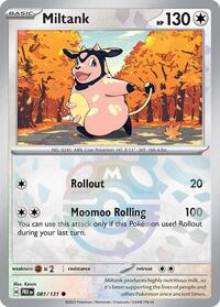 SV Prismatic Evolutions: 081/131 - Miltank (Master Ball Pattern)