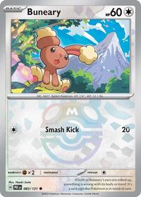 SV Prismatic Evolutions: 083/131 - Buneary (Master Ball Pattern)