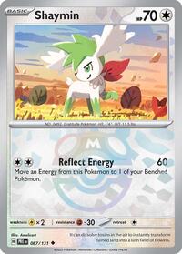 SV Prismatic Evolutions: 087/131 - Shaymin (Master Ball Pattern)