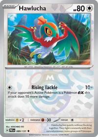 SV Prismatic Evolutions: 089/131 - Hawlucha (Master Ball Pattern)