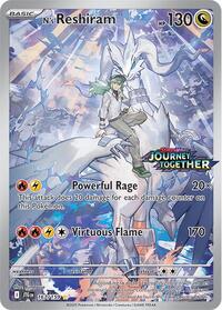 SV Journey Together: 167/159 - N's Reshiram (Journey Together Stamped) (IR)