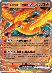 SV Destined Rivals: 031/182 - Team Rocket's Moltres ex (DR)