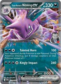 SV Destined Rivals: 119/182 - Team Rocket's Nidoking ex (DR)