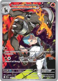 SV Destined Rivals: 191/182 - Team Rocket's Houndoom (IR)