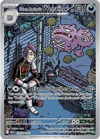 SV Destined Rivals: 199/182 - Team Rocket's Weezing (IR)