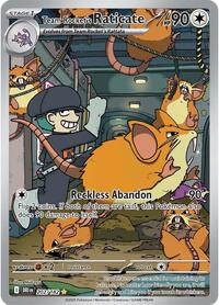 SV Destined Rivals: 202/182 - Team Rocket's Raticate (IR)