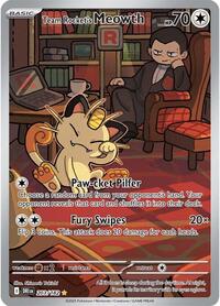 SV Destined Rivals: 203/182 - Team Rocket's Meowth (IR)