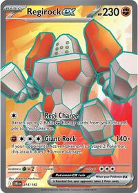 SV Destined Rivals: 214/182 - Regirock ex (UR)
