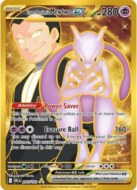SV Destined Rivals: 240/182 - Team Rocket's Mewtwo ex (HR)
