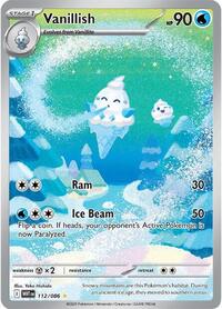 SV White Flare: 112/086 - Vanillish (IR)
