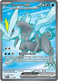 SV Black Bolt: 157/086 - Kyurem ex (SR)