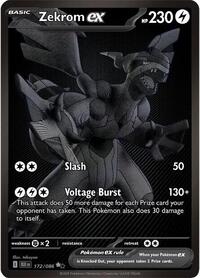 SV Black Bolt: 172/086 - Zekrom ex (BWR)