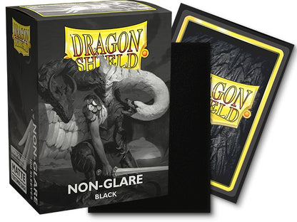 Dragon Shield Sleeves: Standard Non-Glare Matte - Black 100CT (Sleeve II)