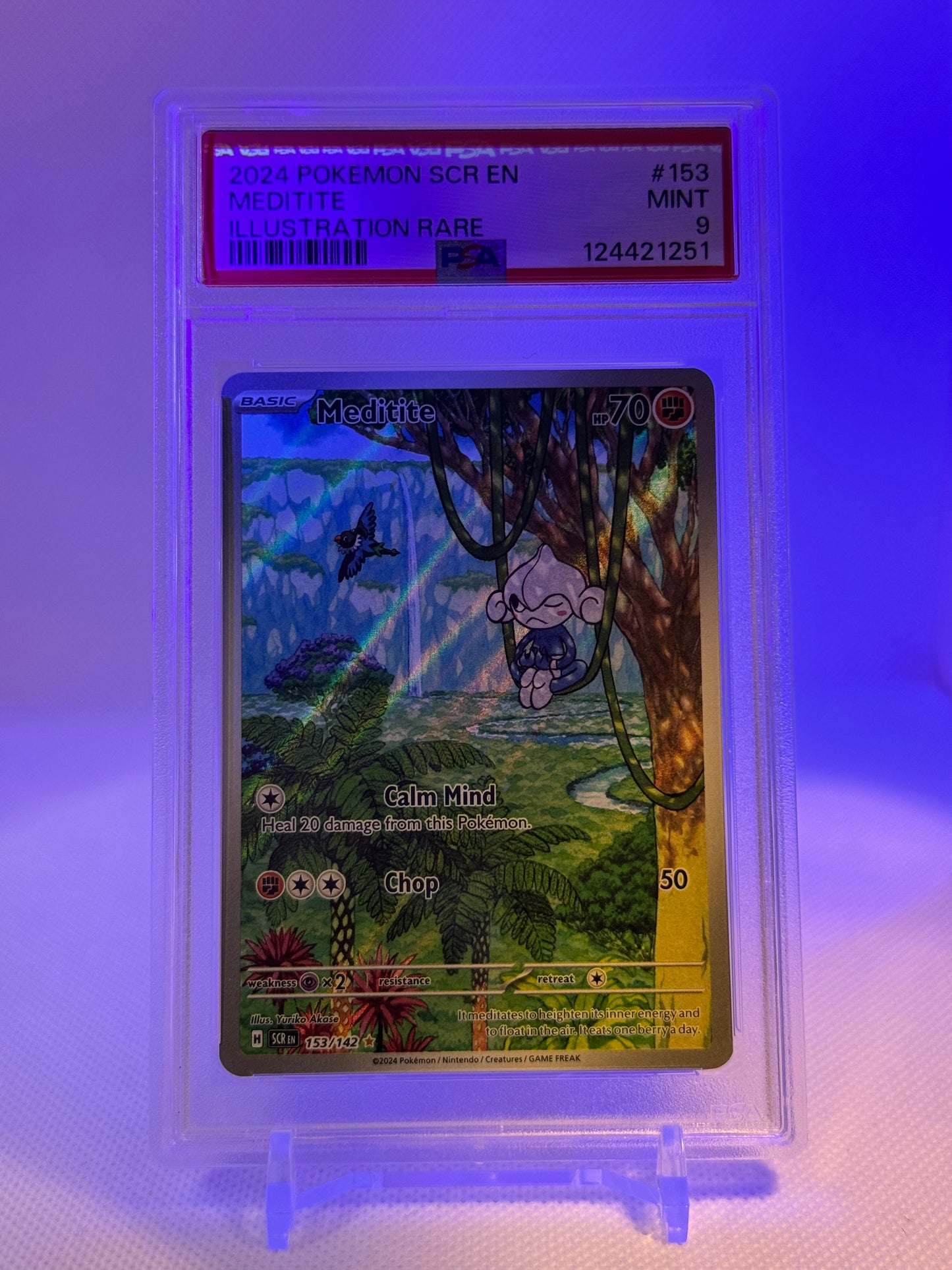 SV Stellar Crown: 153/142 - Meditite (IR) PSA 9