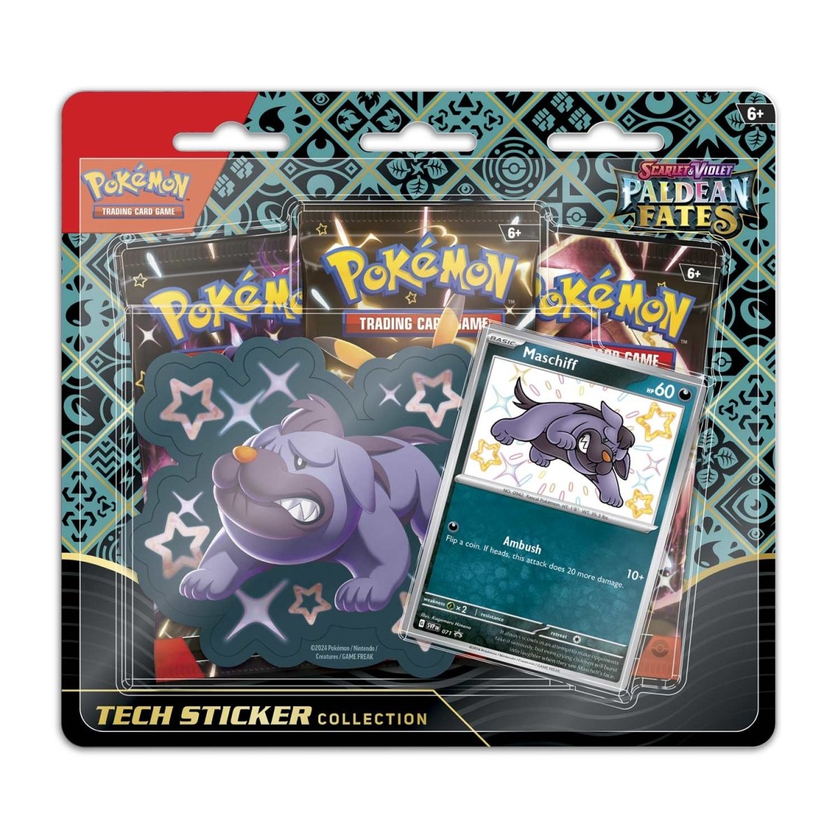 Scarlet & Violet-Paldean Fates Tech Sticker Collection [Set of 3]