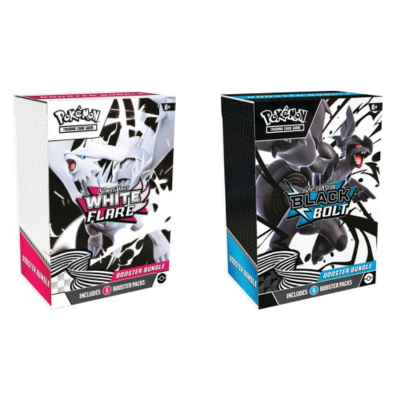Scarlet & Violet Booster Bundle Duo: Black Bolt + White Flare (2x Bundles, 6 Packs/Bundle)