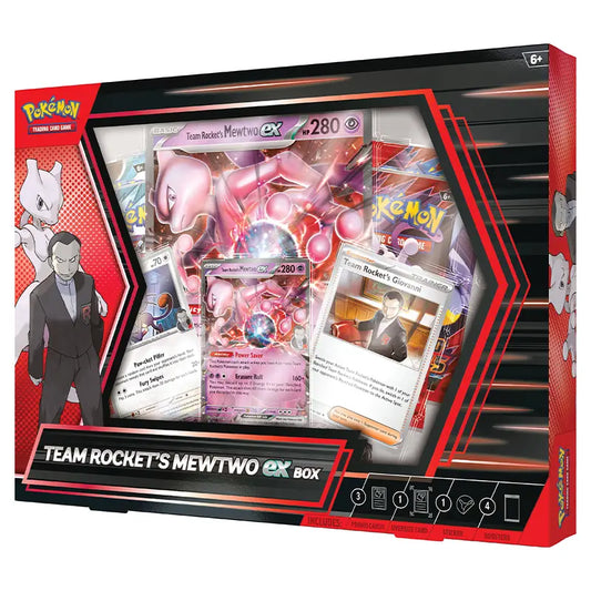 Scarlet & Violet-Team Rocket's Mewtwo ex Box